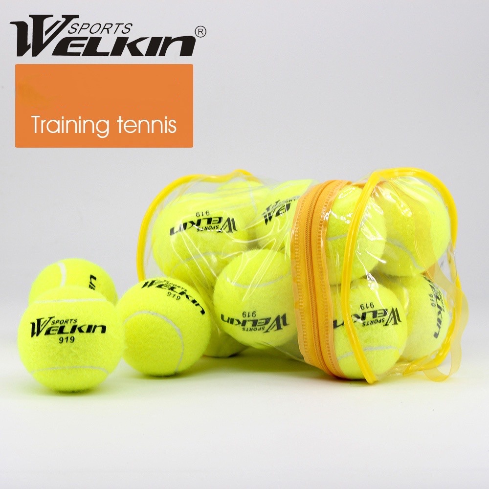 Elastic Rubber Tennis Ball High Resilience Durable Tennis Practice Ball