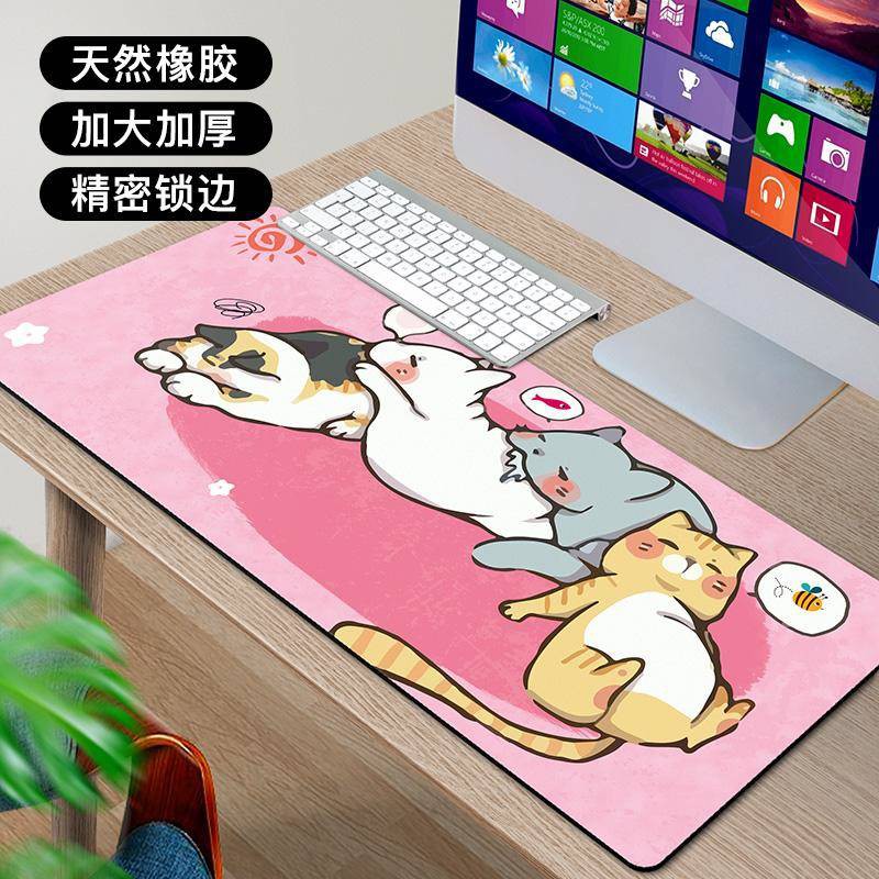 🌙 mouse pad 🌙 ⊿Oversized mouse pad thickened cute girl office home PS
