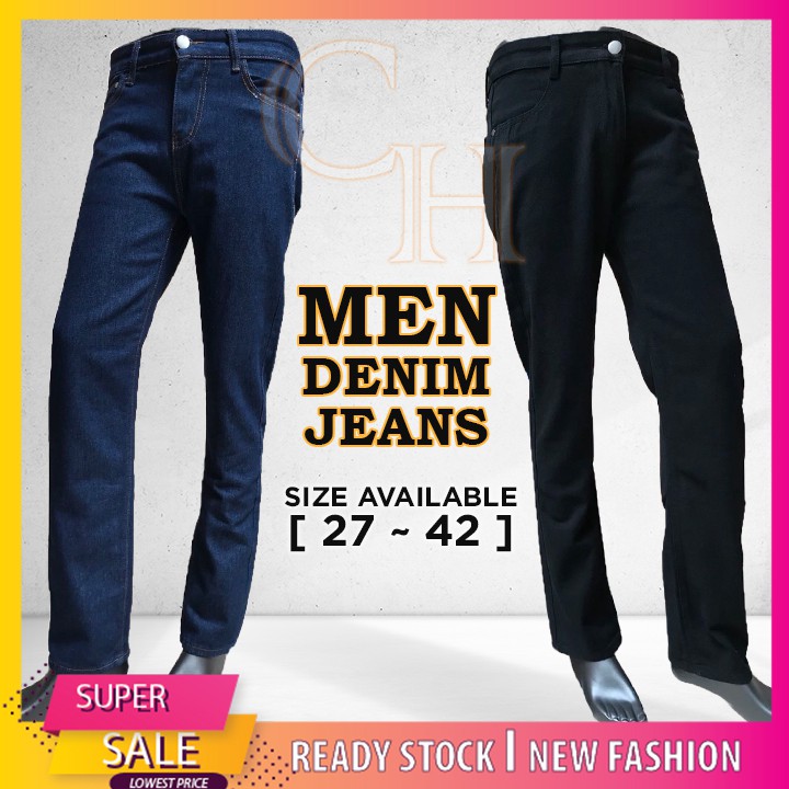 (JEANS MURAH) SIZE2860 MEN FASHION DENIM JEANS STRAIGHT CUT (SELUAR
