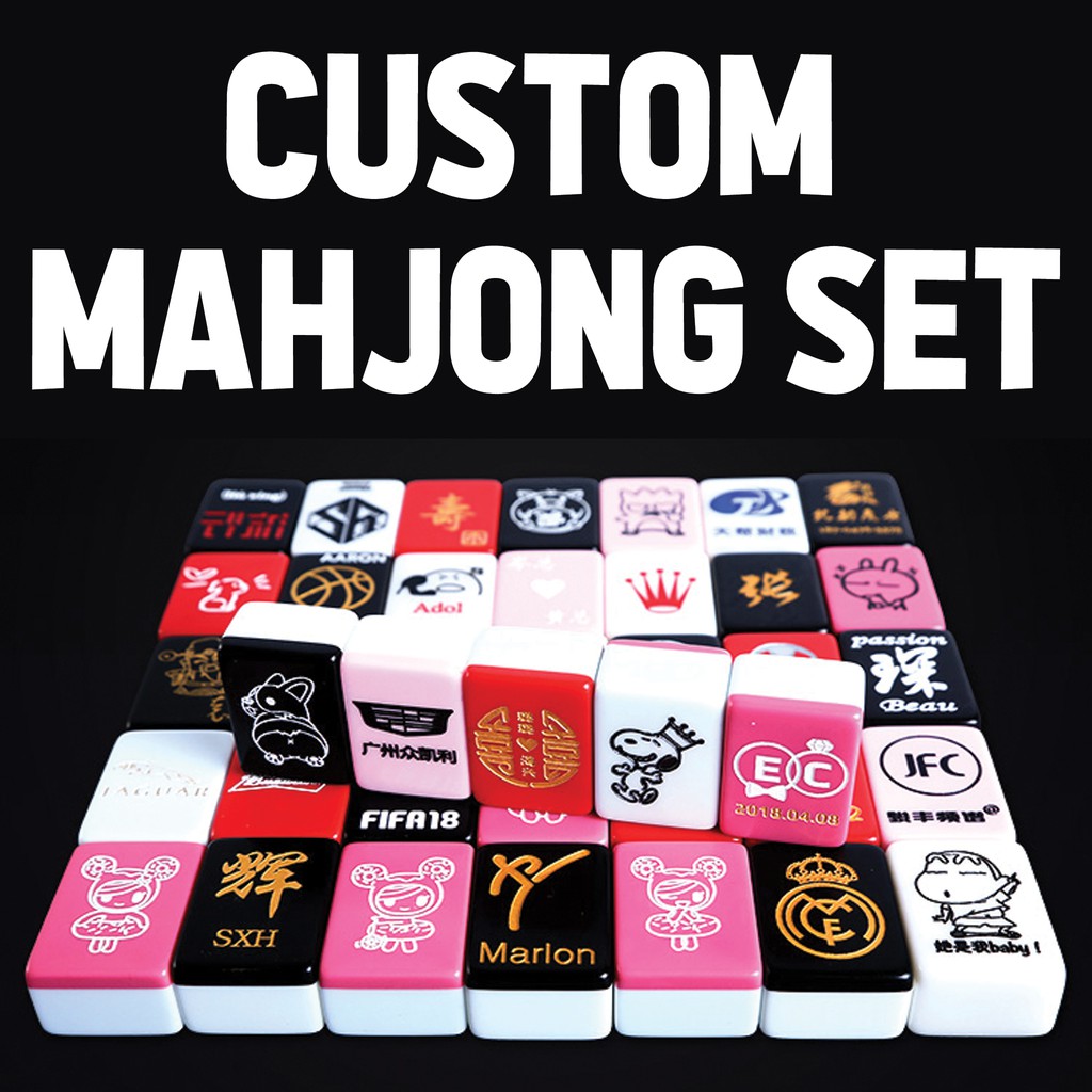 Custom / Personalised Mahjong Set Shopee Singapore