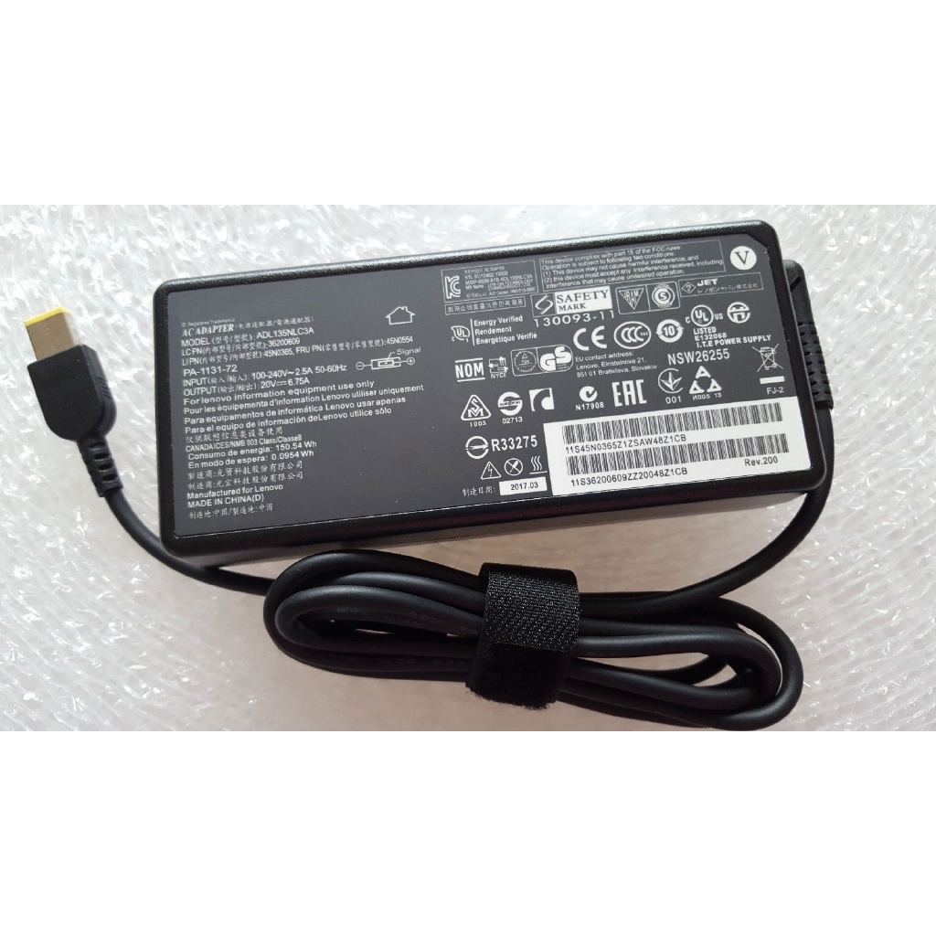 135W for Lenovo Legion Y520 Y52015IKB Y52015IKBM Power