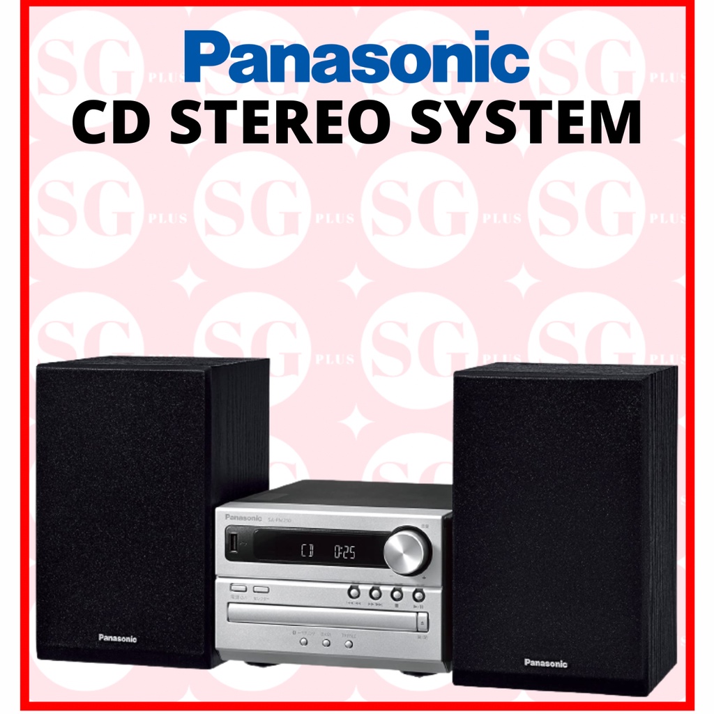 Panasonic SCPM250 CD Stereo Systems Shopee Singapore