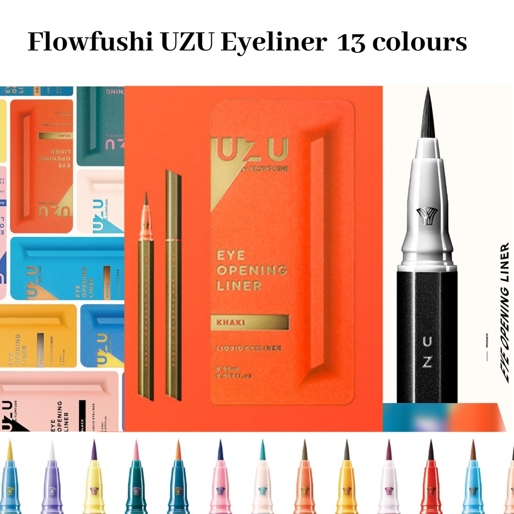FLOWFUSHI UZU Eyeliner ( 13 colours ) Direct from Japan Shopee Singapore