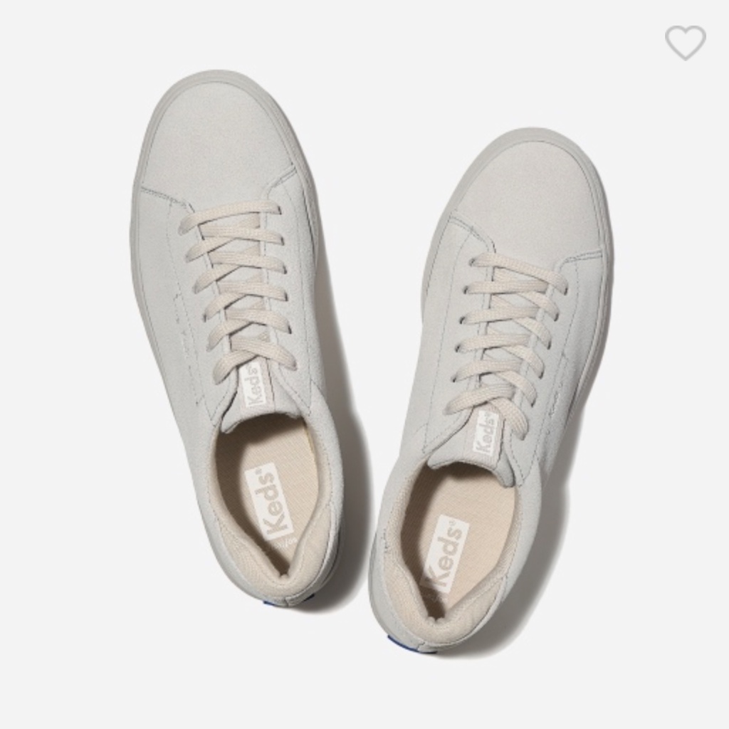 Keds Women's Allie Leather Grit Foxing Sneakers (2022 NEW) Shopee Singapore