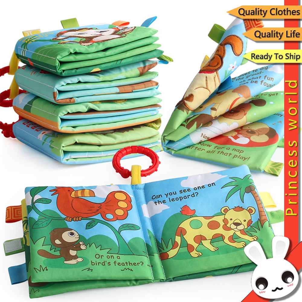Kids Books with Sound Baby Book Cloth Soft Early Learning
