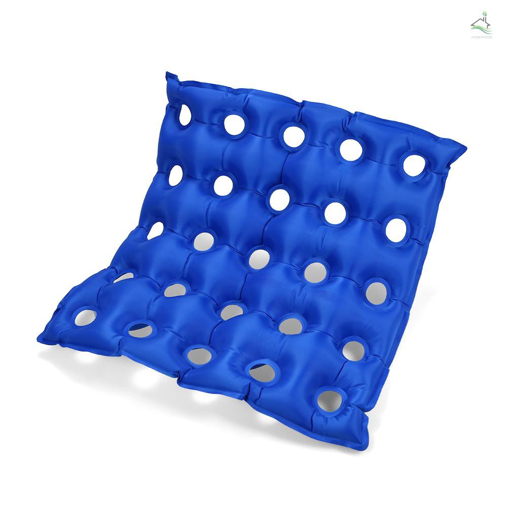 Portable 18 * 18 inches PVC Air Inflatable Seat Cushion Pressure Point Pain Relief Back Cushion