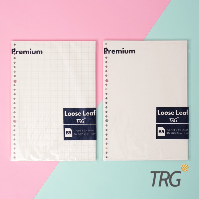 Trg Contents Loose Leaf B5 Premium TRG Refill Binder Paper B5