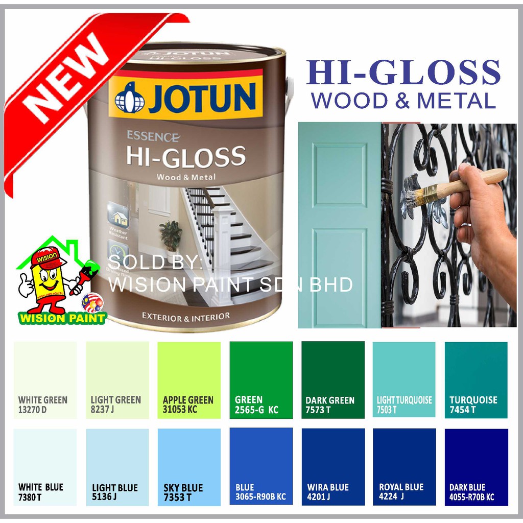 OFFER! 1L Jotun Essence HiGloss ( oil based for wood and metal ) JOTUN HIGH GLOSS FINISH 1