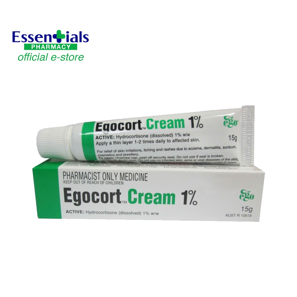 Egocort™ Cream 1 15g [Bundle of 2 Tubes] For Dermatitis, Eczema and