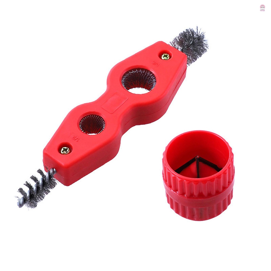 [F&D] 4in1 Copper Pipe Cleaner and Reamer Set Polishing Tubing