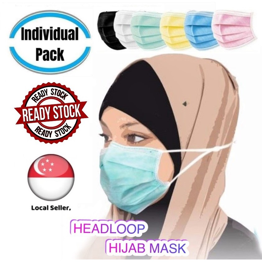 3Ply Headloop / Hijab / Earloop Disposable Surgical Face Masks
