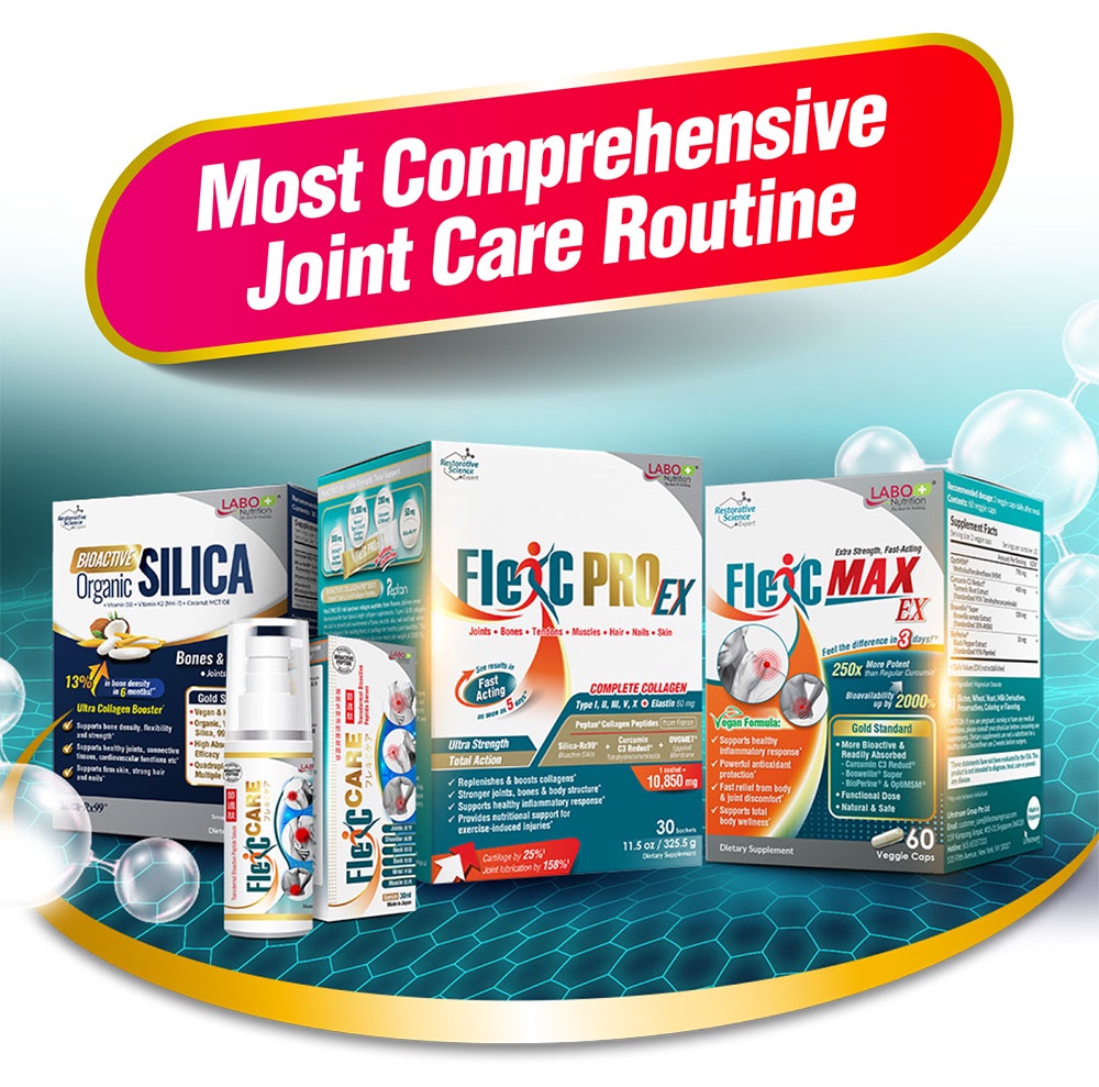 LABO Nutrition FlexC PRO EX Better than Glucosamine Chondroitin MSM UC