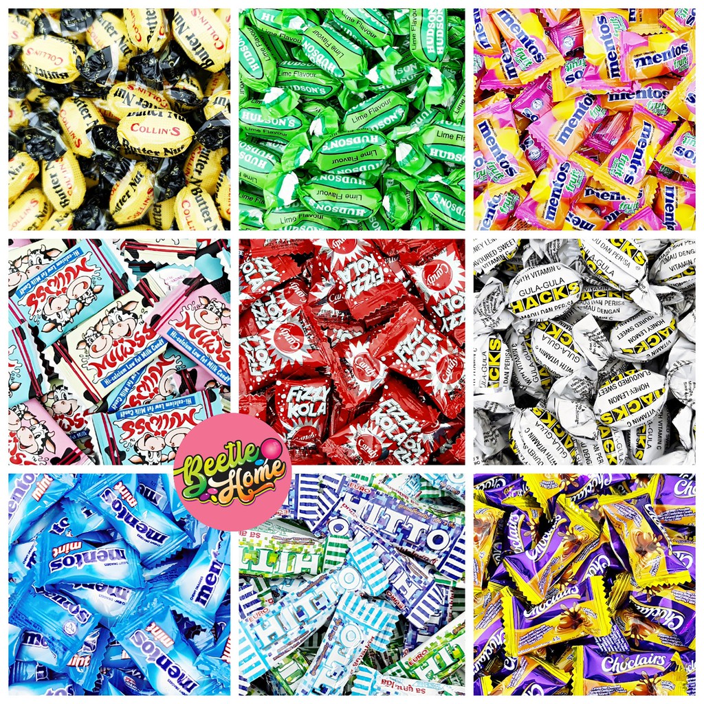 【Halal】Candy Small Pack / Gulagula Hacks Hudson's Fizzy Mentos Hitto