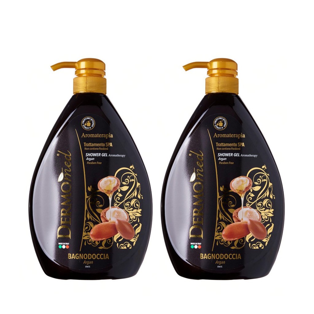 2 x DERMOMED BATH & SHOWER GEL ARGAN OIL 1000ML Shopee Singapore