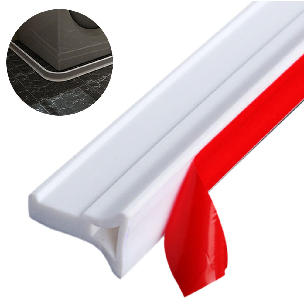 Ban_50120cm Home Bathroom Kitchen Adhesive Rubber Shower Barrier Water