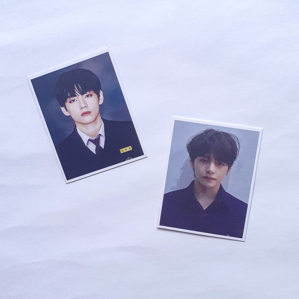 BTS Kim Taehyung V ID Photo (2 pcs) Shopee Singapore