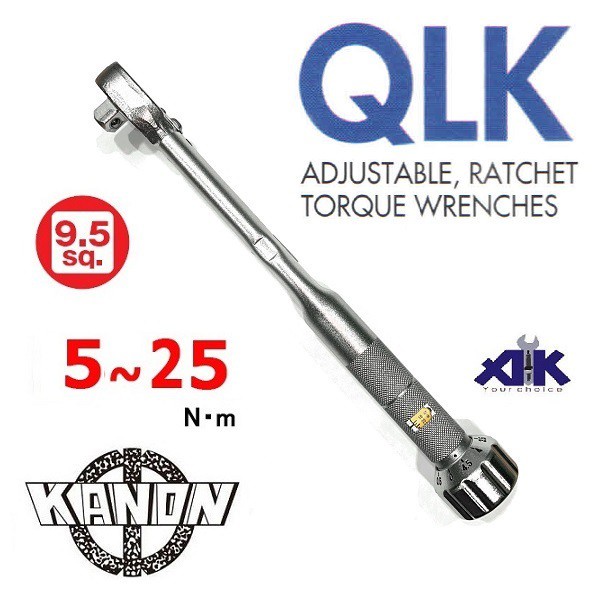Japanese Kanon Torque Wrench N25QLK Force Range 525Nm Force Torque