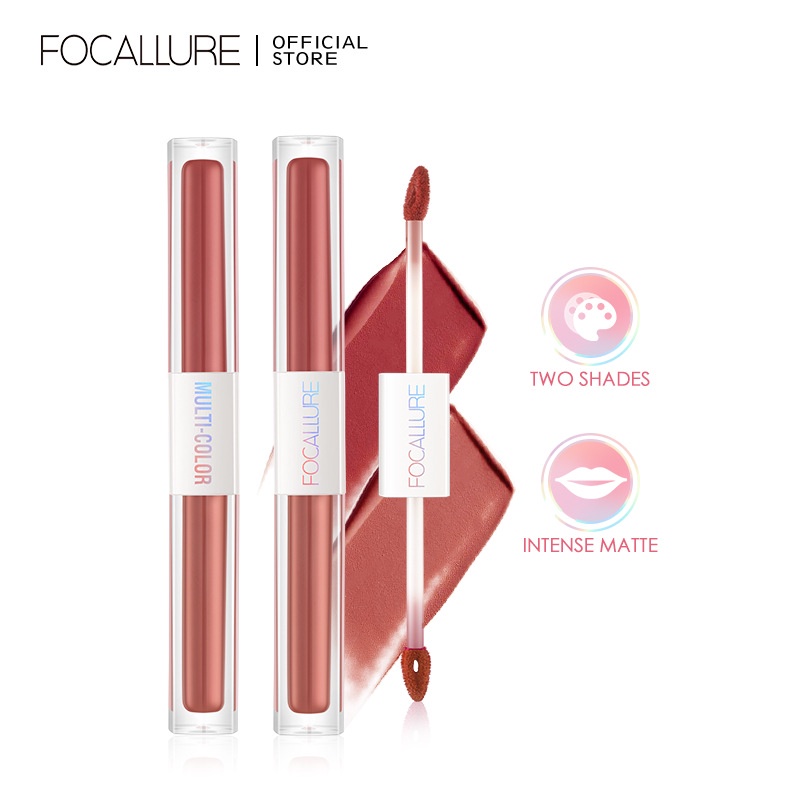FOCALLURE Lip Tint Ultralight Intense Color DualStick Lipstick 2 In 1