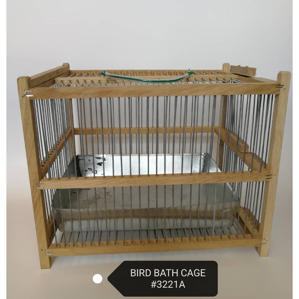 Bird Bath Cage Bird Bath Cage 36cm x 29cm x 29cm (3221A) Shopee Singapore