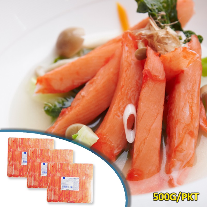 [SEACO] BUNDLE of 3 Flavoured Surimi Snow Crab Leg 500g Shopee Singapore