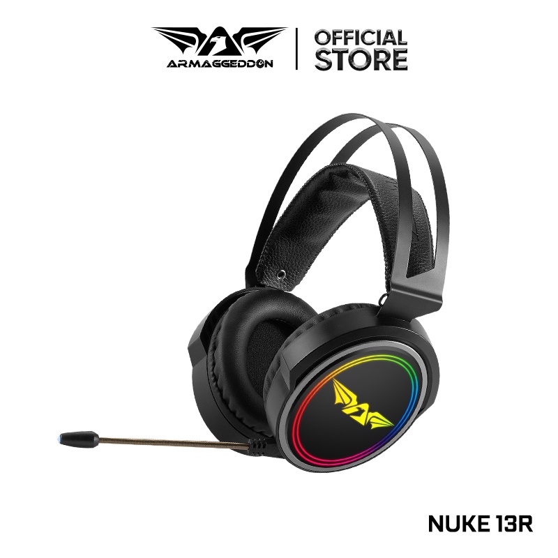 Armaggeddon Nuke 13R RGB Gaming Headphone with Mic 7.1 Surround Sound