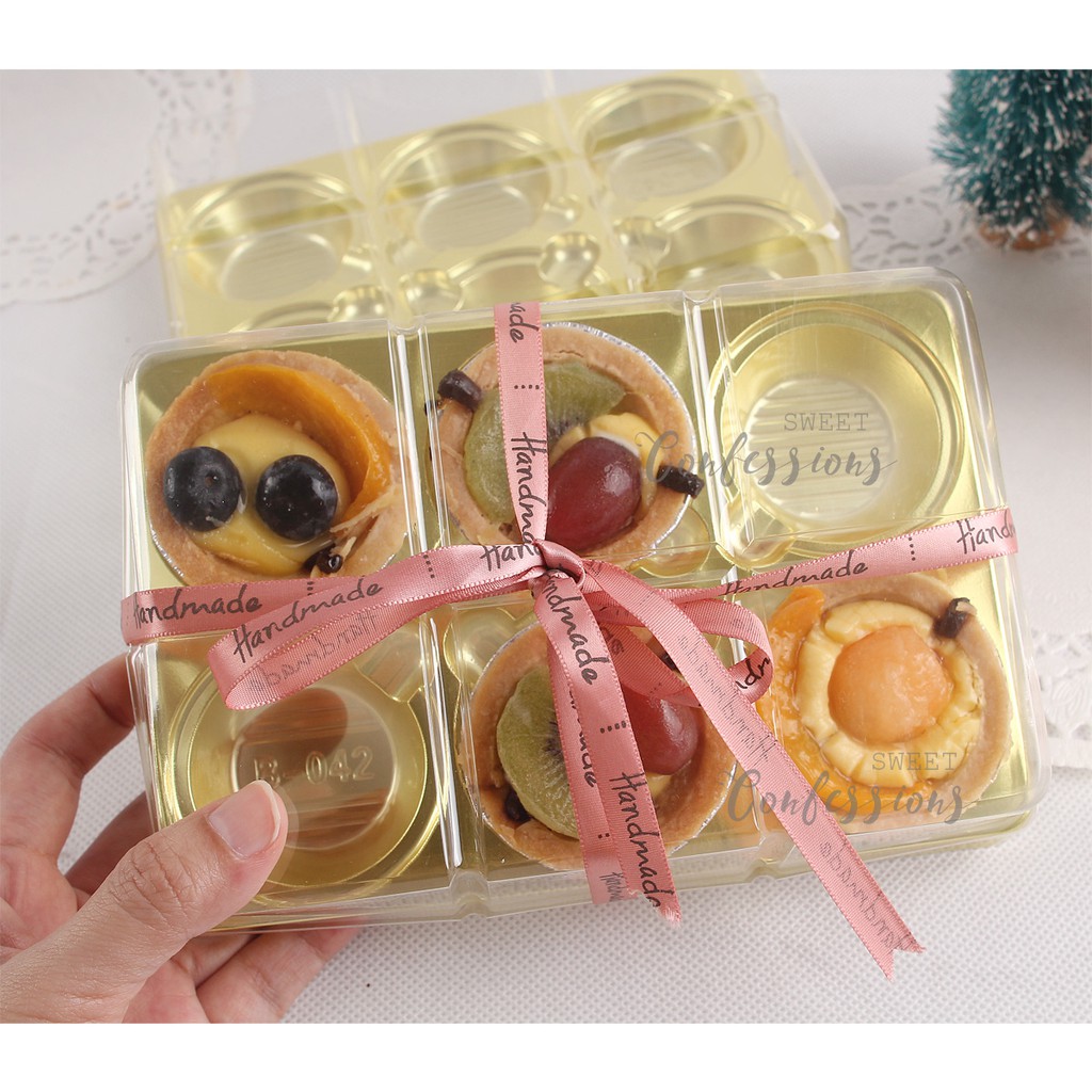 10pcs Packaging box fruit tart box egg tart box pastry case tart