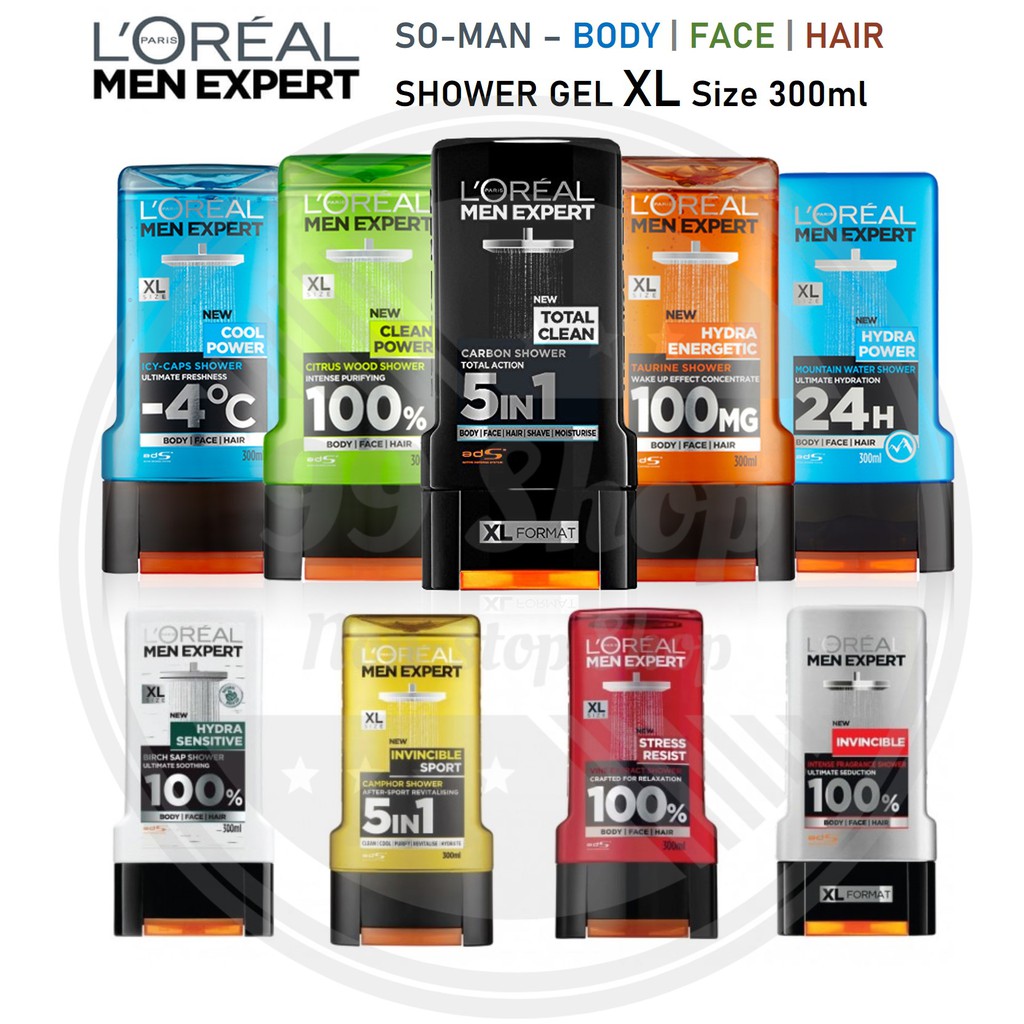 L'Oréal Paris Loreal Men Expert Shower Gel 300ml Shopee Singapore