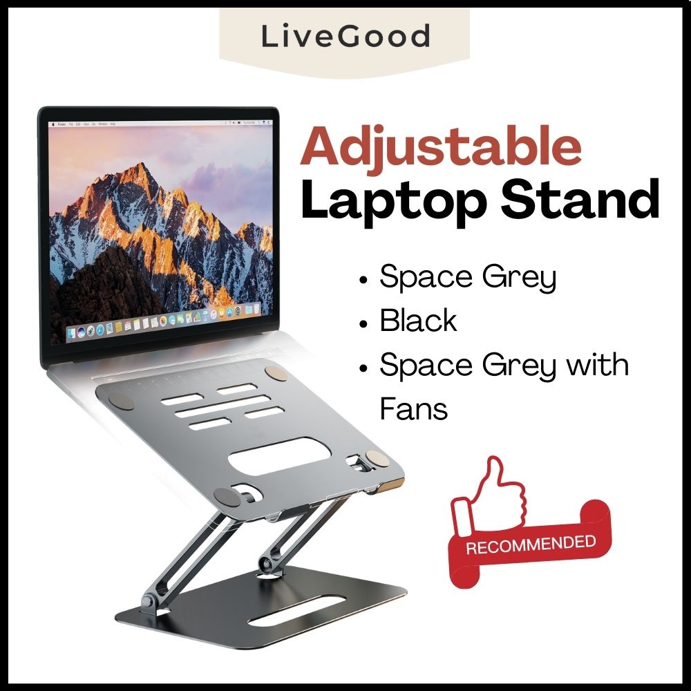 Ergonomic Laptop Stand / Notebook Stand (Dual Adjustable) (High Quality
