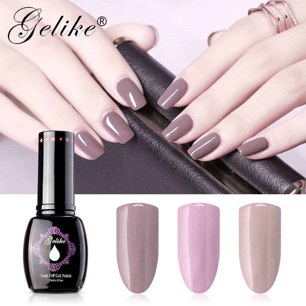 Gelike Nail Art Gel Polish Nail Polish No Chipping And Fading UV Led