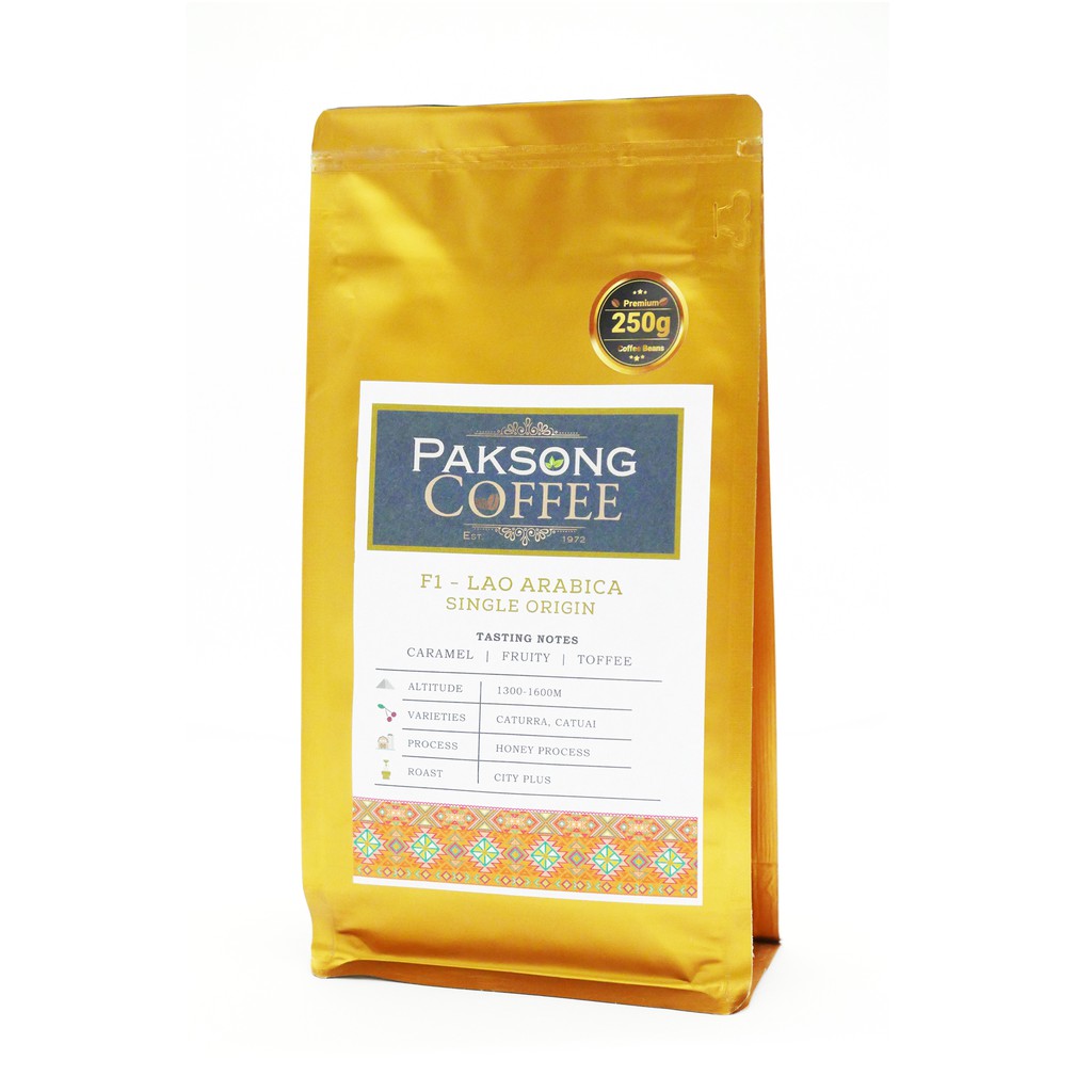 Paksong Coffee F1 Single Origin Arabica Beans 250g Roasted Coffee