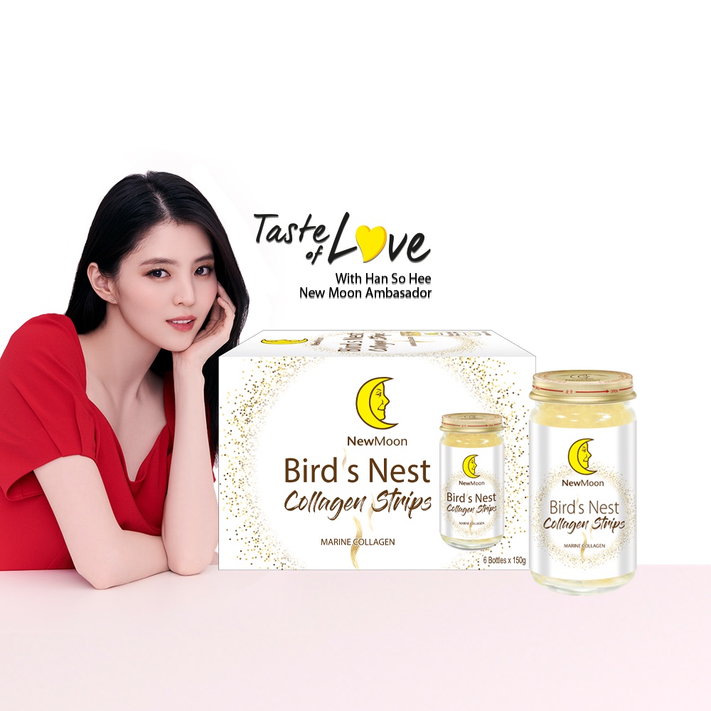 New Moon Bird’s Nest with Collagen Strips 6s x 150g Shopee Singapore