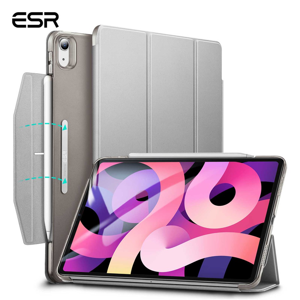 ESR Yippee Trifold Smart Case for iPad Air 4 / iPad Pro 11 /12.9 (2020/2021), ipad casing