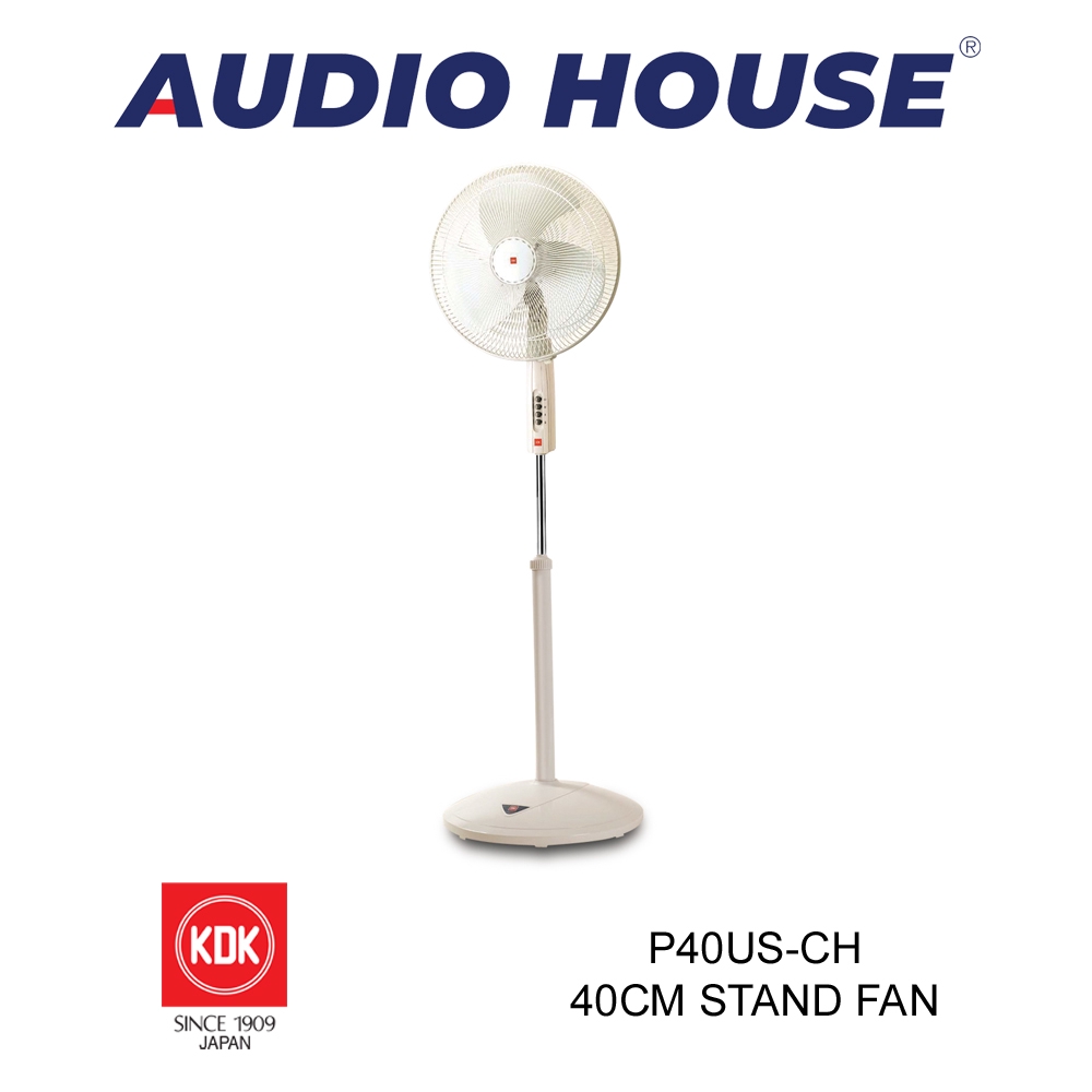 KDK P40US 40CM STAND FAN (CHAMPAGNE/WHITE) ***1 YEAR WARRANTY