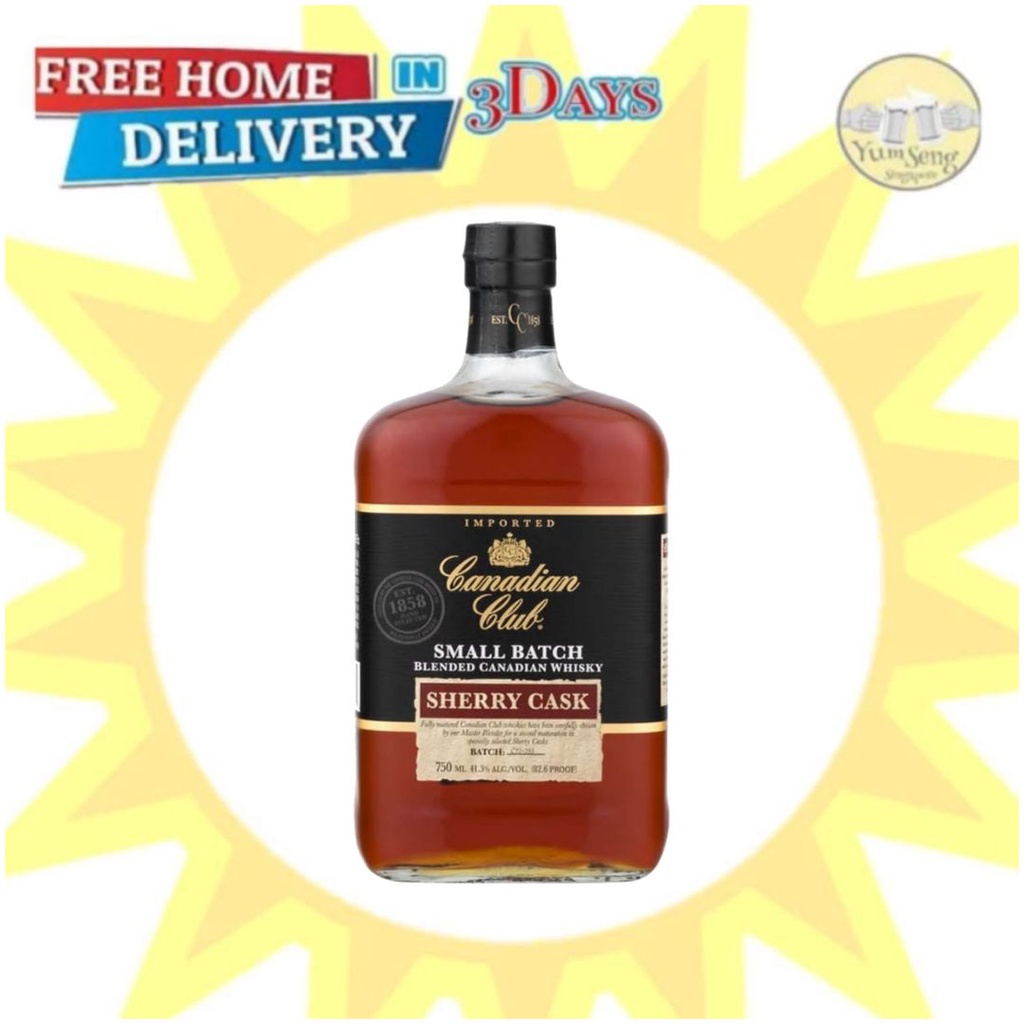 Canadian Club Sherry Cask 750ml Shopee Singapore