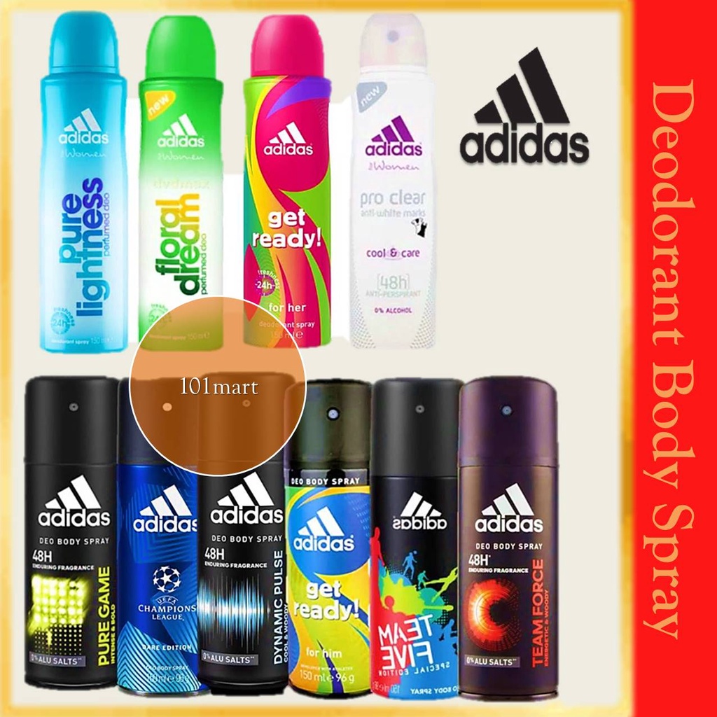 Adidas Deodorant Body Spray, 150ml Shopee Singapore