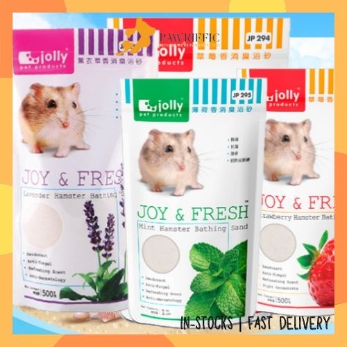 Joy & Fresh Hamster Bathing Sand 1kg (6 scents available) (S109A