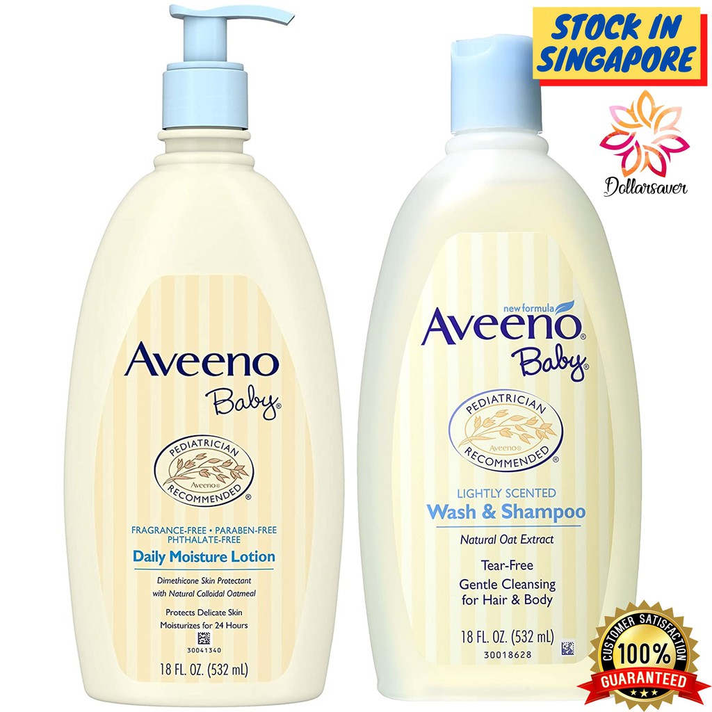 Aveeno Baby Gentle Body Wash and Shampoo 532ml /Daily Moisturizing