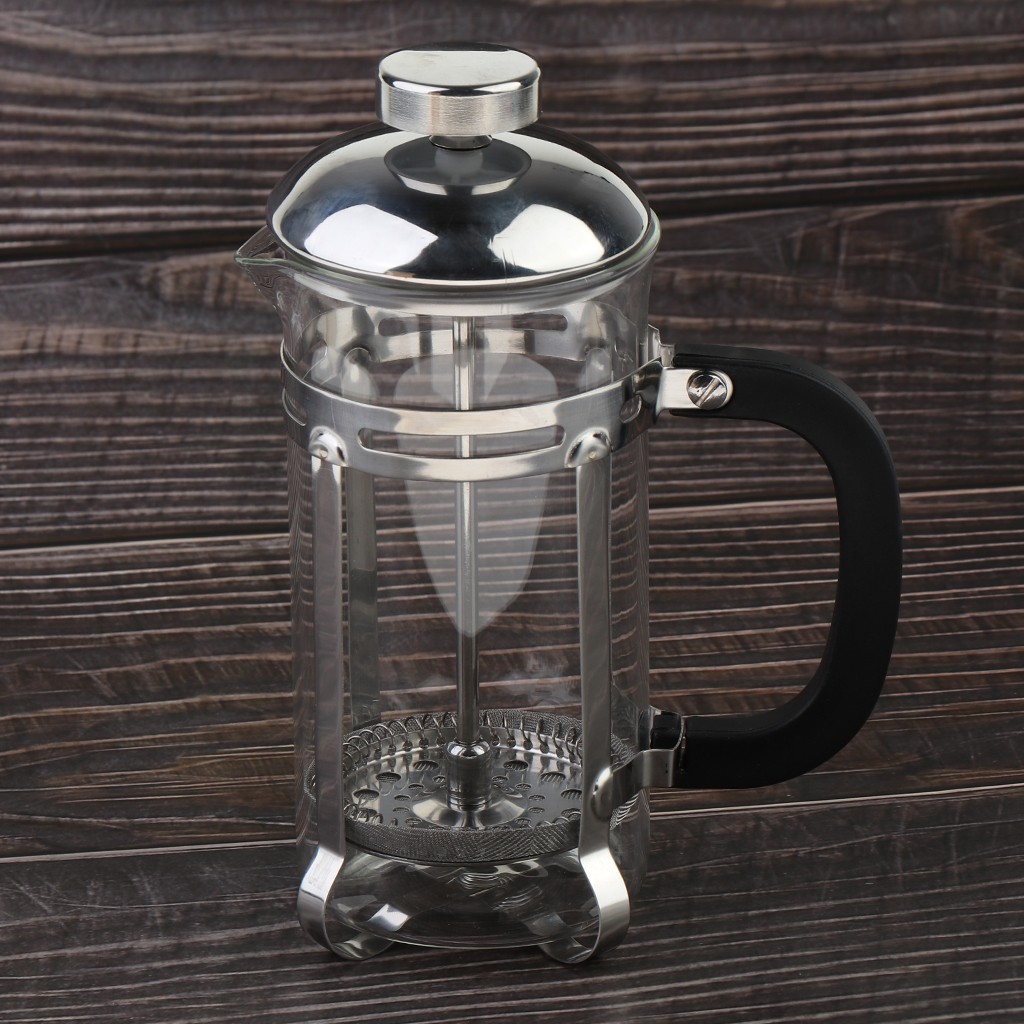 1 Pc 350ML French Press Coffee Maker Glass Coffee Pot Single Serving