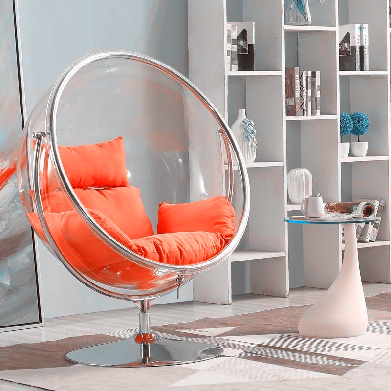 Hemisphere hanging space indoor swing transparent bubble hanging chair