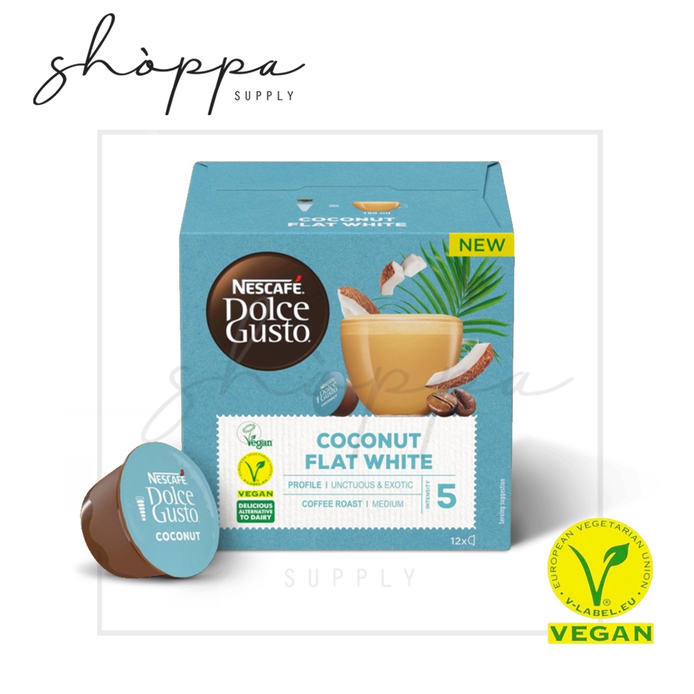 SHOPPA Nescafe Dolce Gusto COCONUT FLAT WHITE 12 Capsules/Box