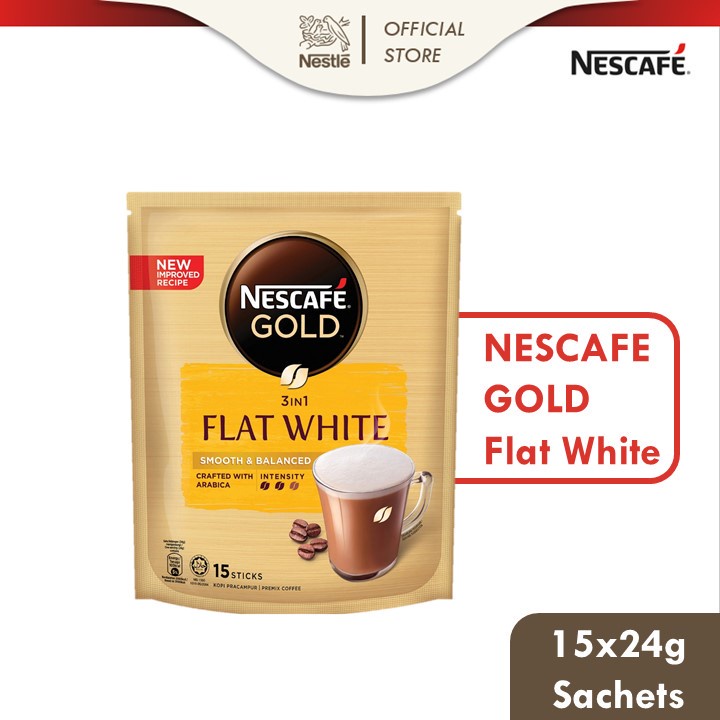 Nescafe Gold Flat White 3in1 (15 x 24g) Shopee Singapore