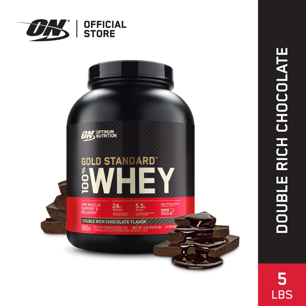 Optimum Nutrition Gold Standard 100 Whey Protein (5 lbs) Shopee