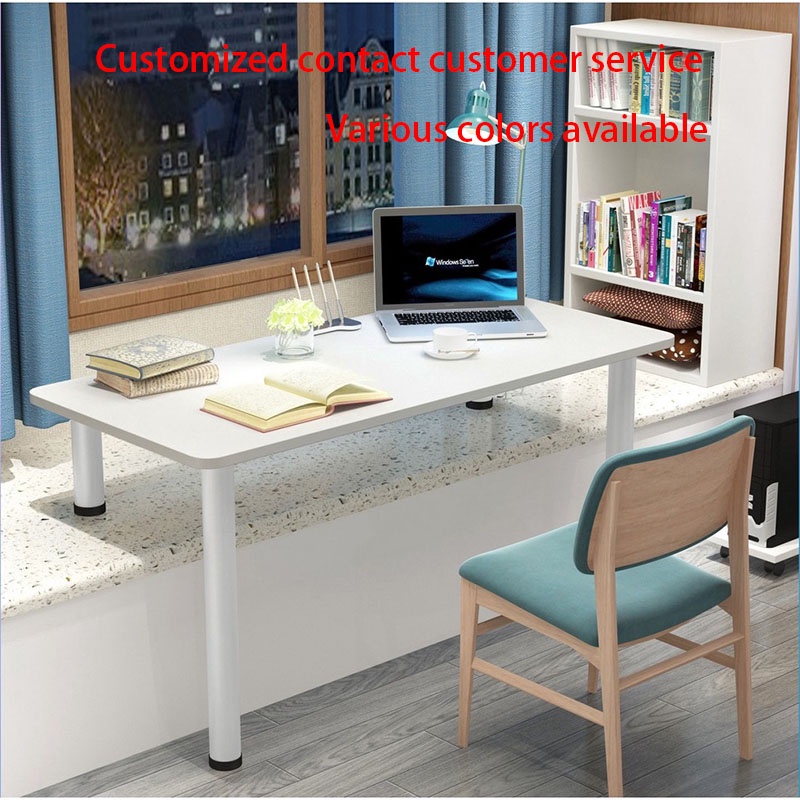 Bay window table long and short legs computer desk home balcony