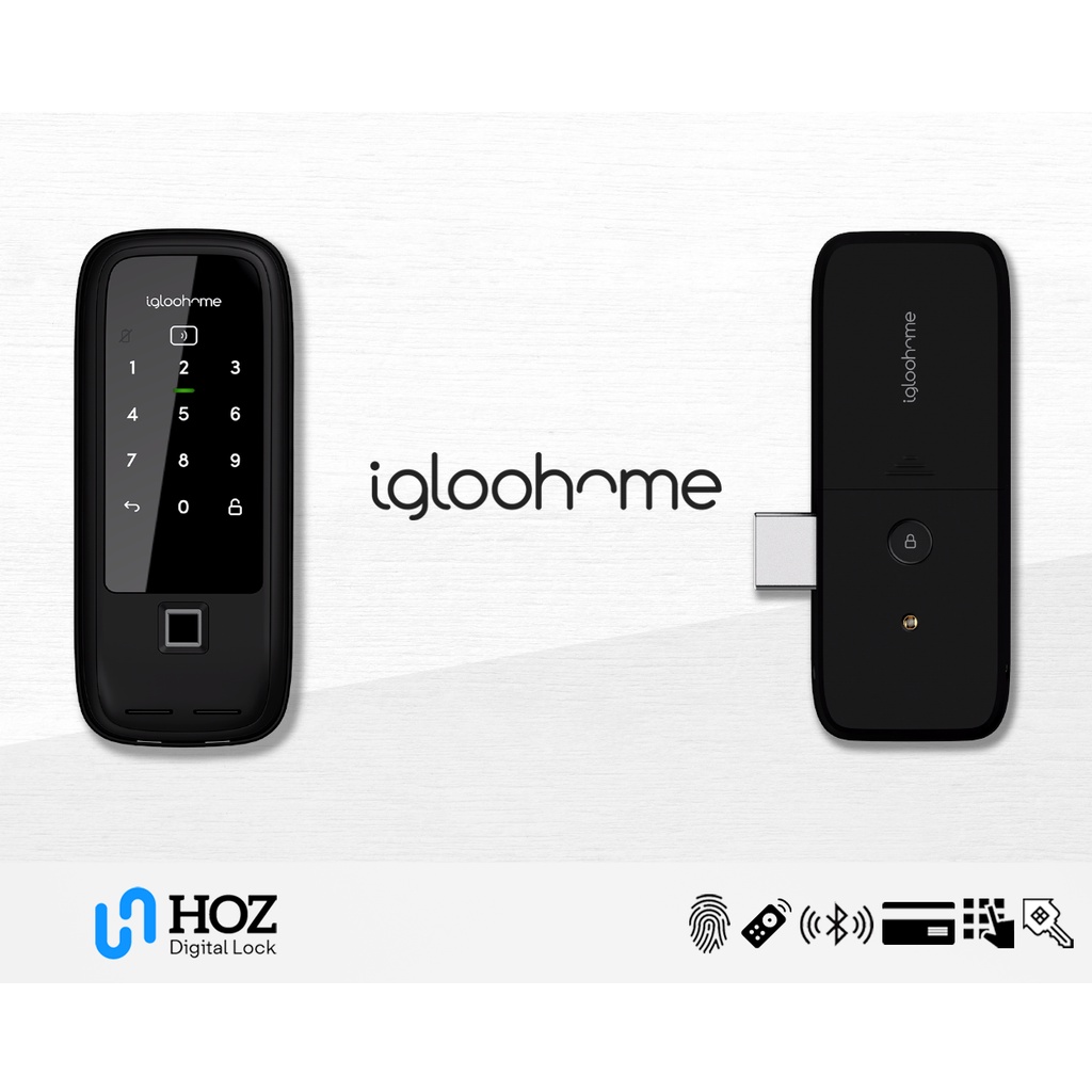 Igloohome / 6In1 Digital Gate Lock / Igloohome RM2F Hoz Digital Lock Shopee Singapore