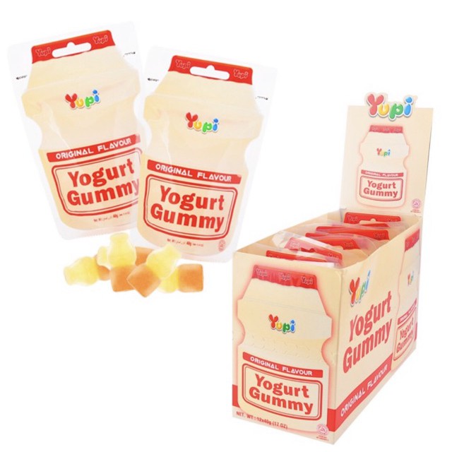 YUPI GUMMY YOGURT ORIGINAL 40G Shopee Singapore