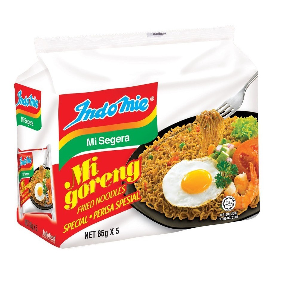 Indomie Instant Fried Noodles Special 85g x 5 packs x 8 bags (1 Box)EXP