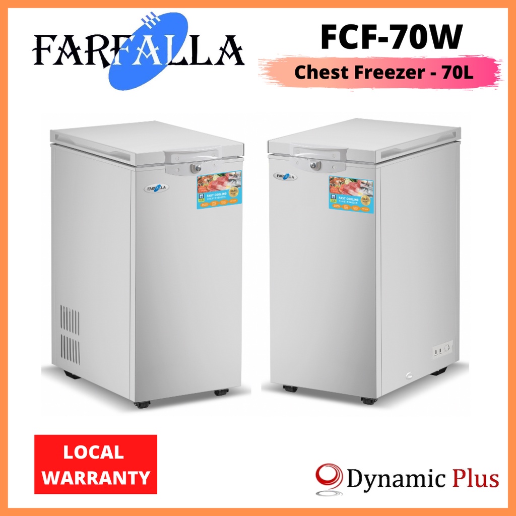 Farfalla FCF70W Dual Function Chest Freezer 70L Shopee Singapore