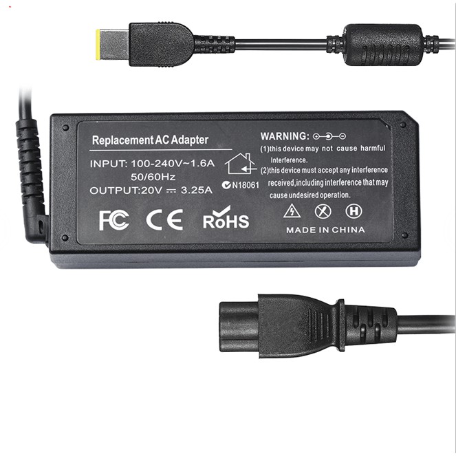Lenovo Thinkpad 20v 3.25a Notebook Power Adapter Cable
