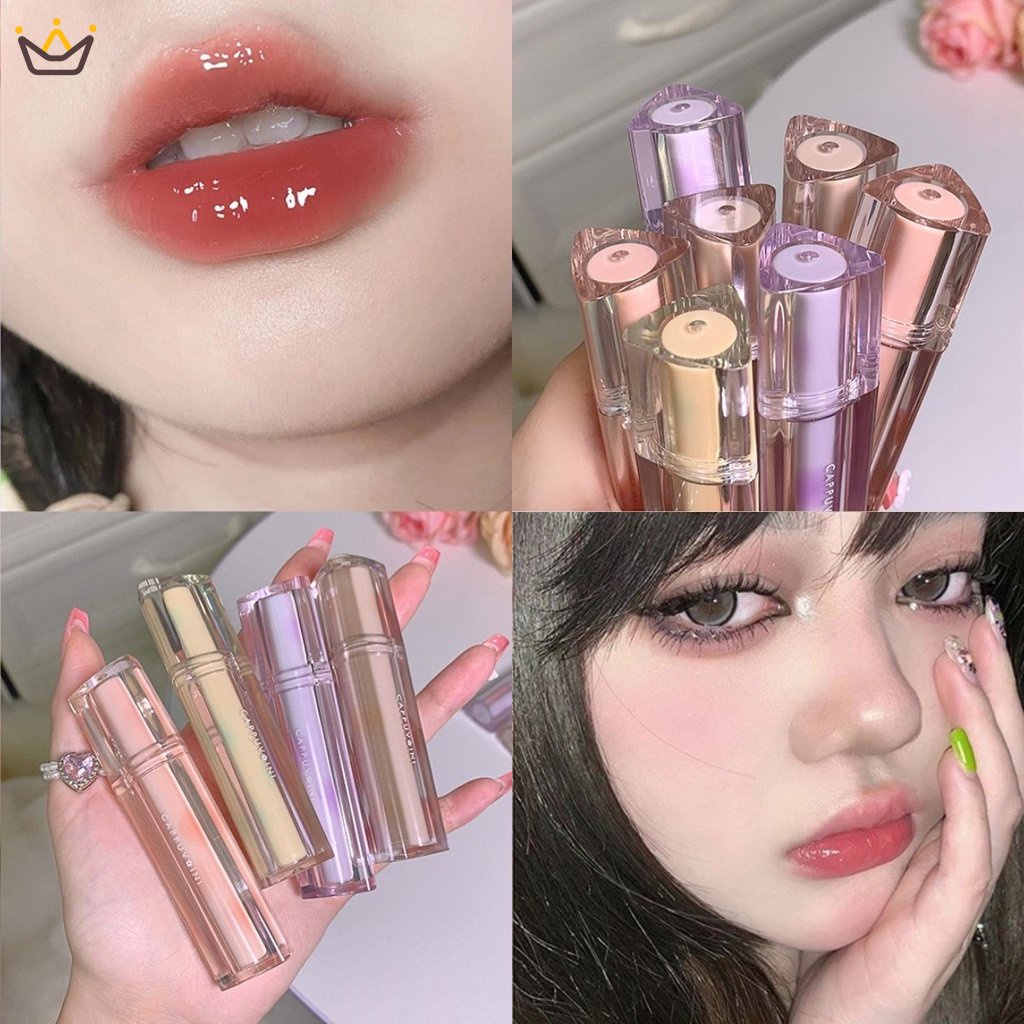 Ice tea mirror lip glaze water gloss lip gloss jelly lip triangle