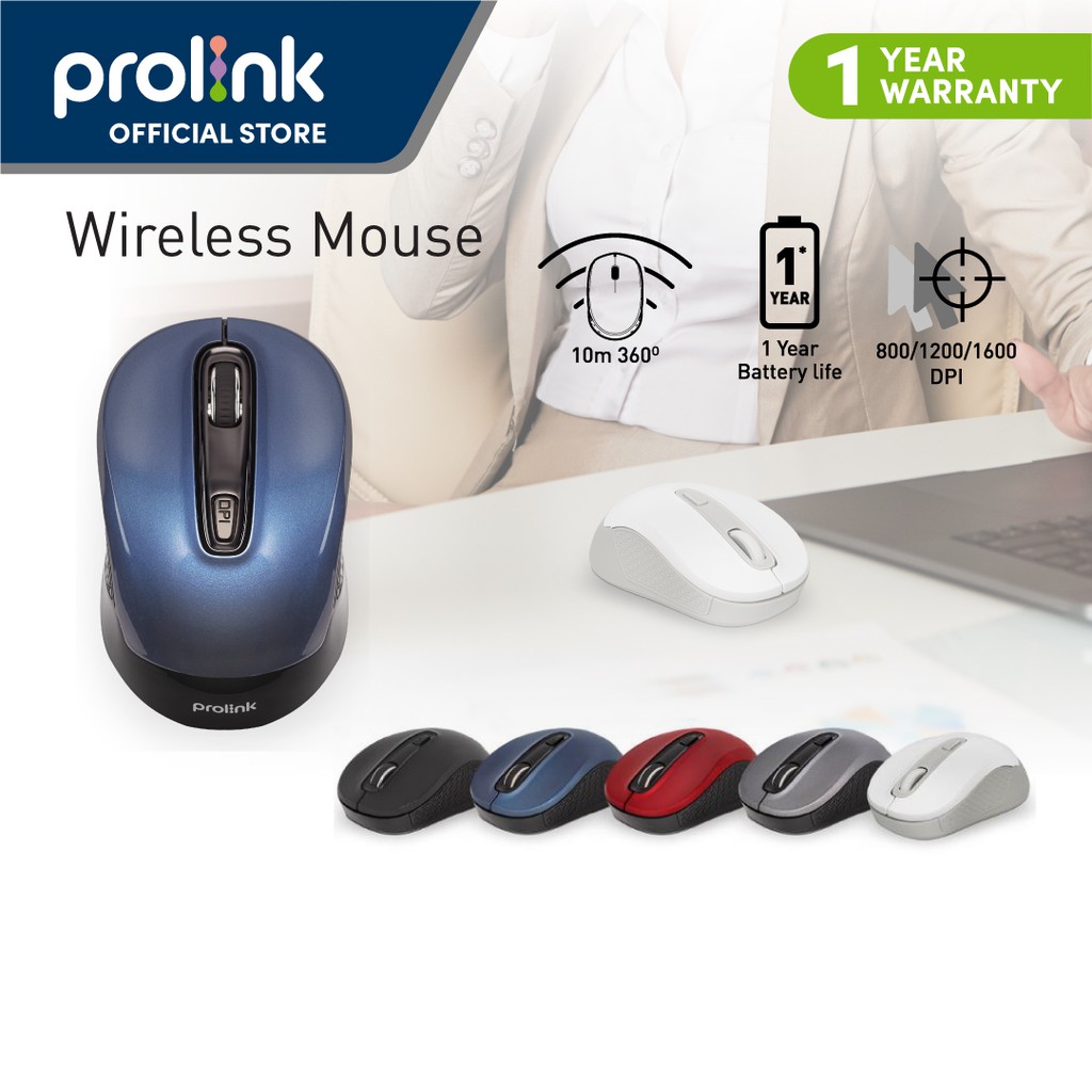 Prolink PMW6008 2.4Ghz Wireless Mouse 4 buttons Shopee Singapore